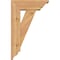 Ekena Millwork Traditional Traditional Smooth Bracket w/ Offset Brace, Western Red Cedar, 5 1/2"W x 14"D x 22"H BKT0604X14X22TRA01SWR - alternate 3